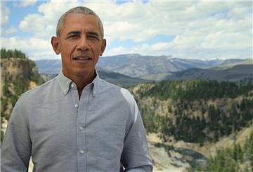 Barack Obama im Yellowstone Nationalpark