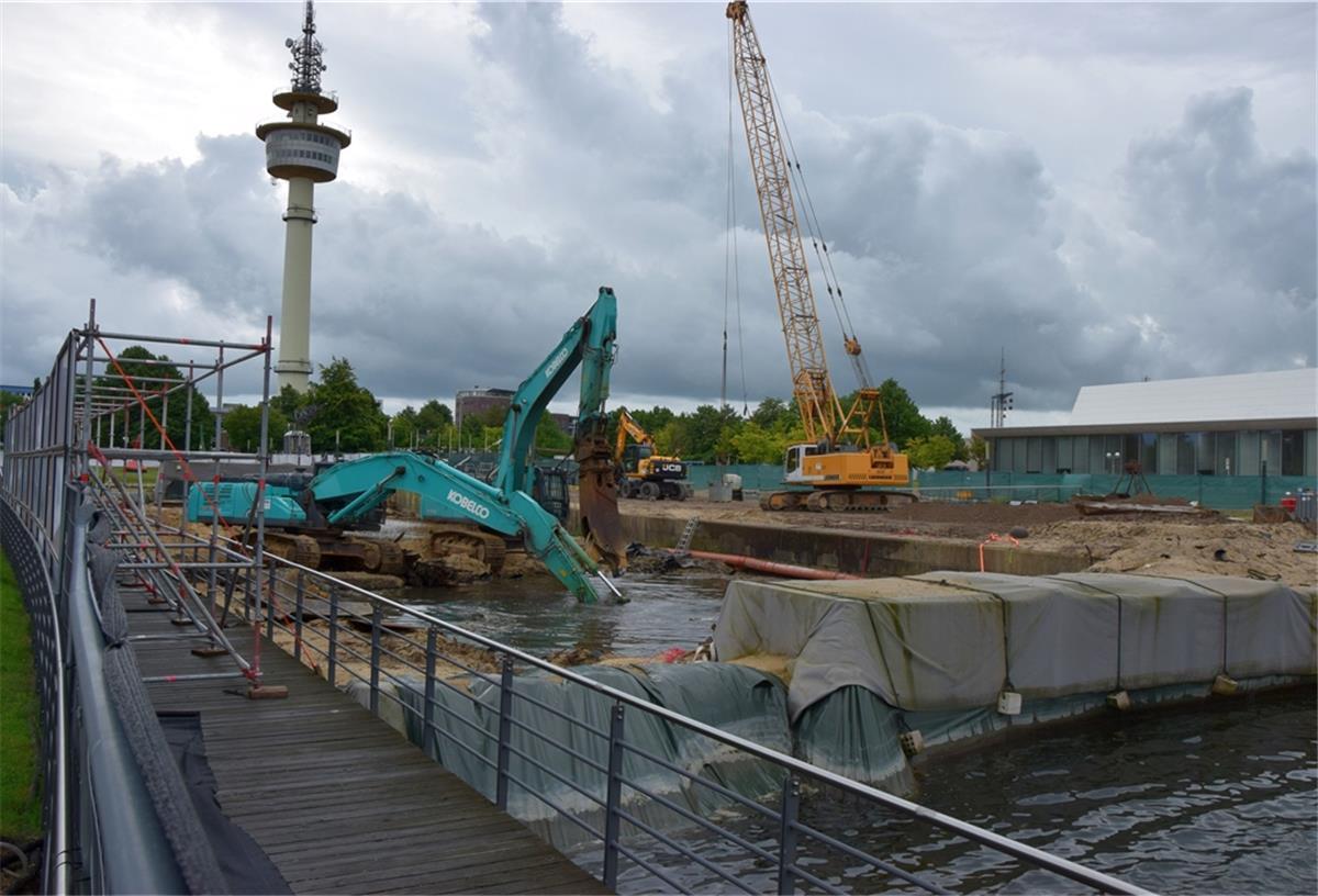 Darum macht der Kiel der „Seuten Deern“ den Abwrackern Probleme Das Foto zeigt die Abrissstelle der "Seute Deern".