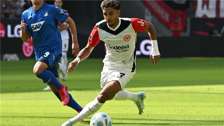 Einsatz von Eintrachts Marmoush in Wolfsburg unsicher Der Einsatz von Omar Marmoush in Wolfsburg ist fraglich.