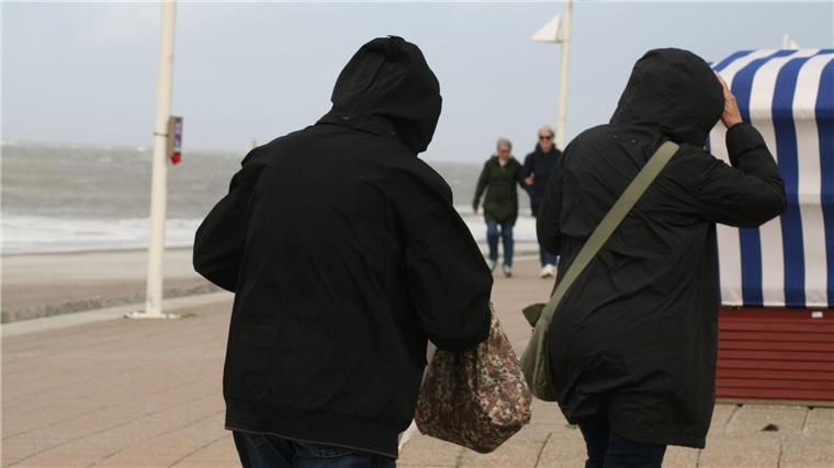 Der erste Herbststurm erreicht Norderney.
