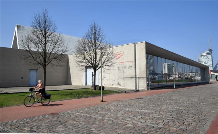 Der Erweiterungsbau des Schiffahrtsmuseums ist schon seit einem Jahr geschlossen. Im Juli schließt auch der Scharoun-Bau.  Foto: Scheschonka
