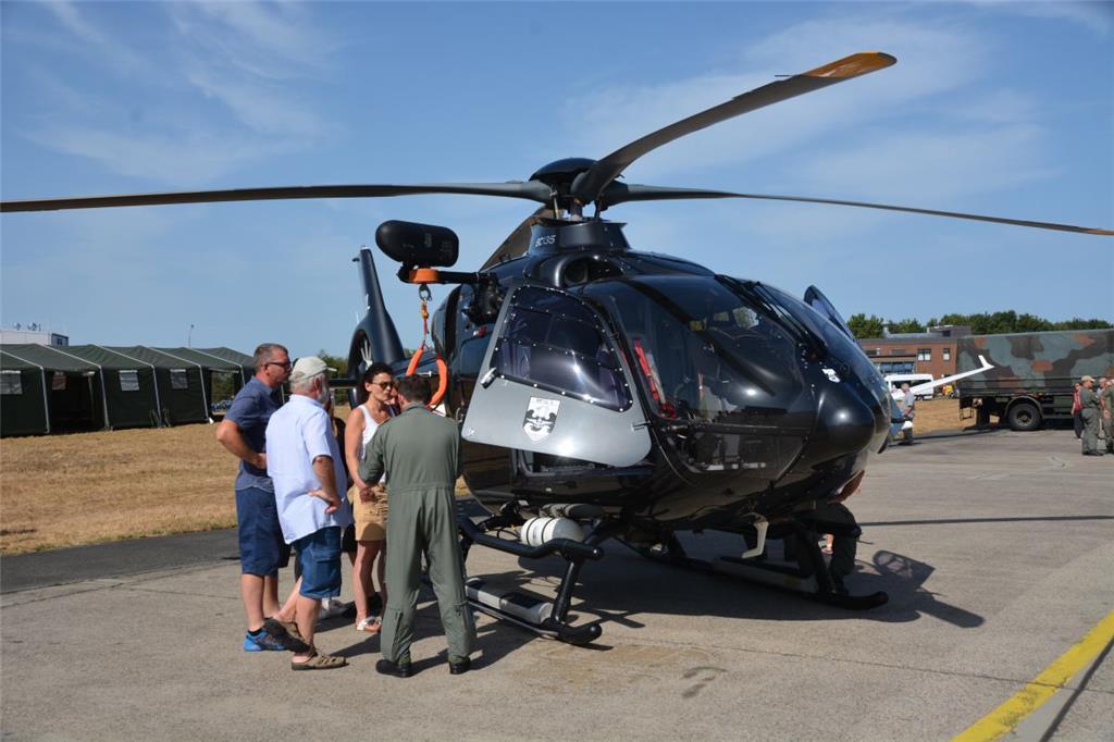 Der Eurocopter EC135 durfte in Nordholz. Foto: Seelbach