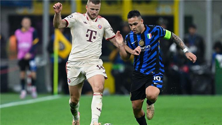 Vorsprung in der Bundesliga halten Der FC Bayern mit Eric Dier (links) hat gegen Inter Mailand verloren und ist damit raus aus der Champions League.