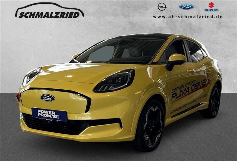 Autohaus Schmalzried bringt Zukunft auf die Straße Der Ford Puma in gelber Karrosseriefarbe.