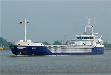 Der Frachter "Verity" sank nach einem Zusammenstoß in der Nordsee.