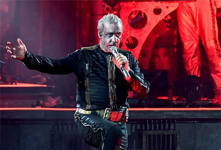 Till Lindemann, Sänger der Band Rammstein