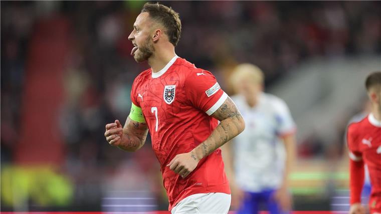 Der frühere Bremer Marko Arnautovic traf beim 5:1-Erfolg Österreichs gegen Norwegen doppelt.