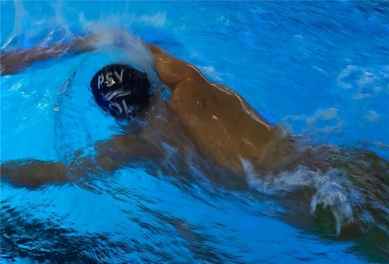 Nordenhamer schwimmt in Hannover sechs Bestzeiten Der für den Polizeisportverein Oldenburg startende Kilian Rosenbohm erreichte drei Finals in der offenen Wertung.