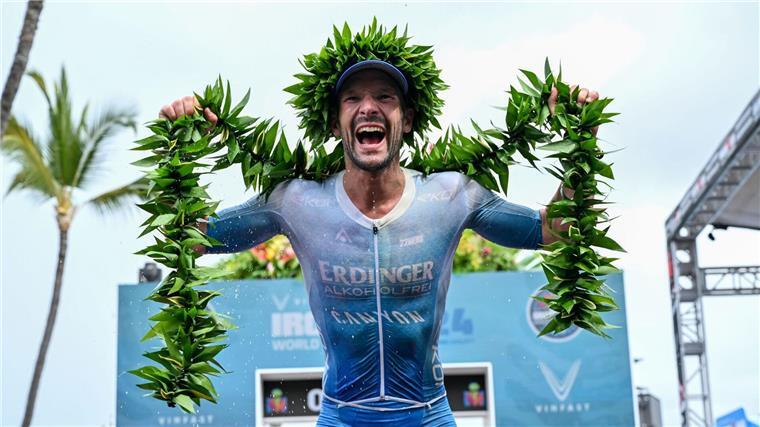 Ironman-Weltmeister Lange: 2026 noch einmal nach Hawaii Der größte Sieg seiner Karriere.