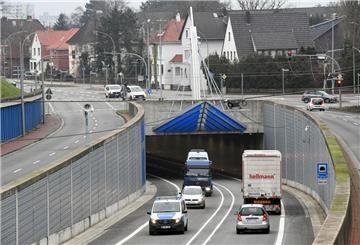 Der Hafentunnel in Bremerhaven ist gesperrt.