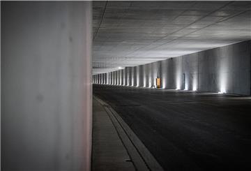 Blick in den Hafentunnel.