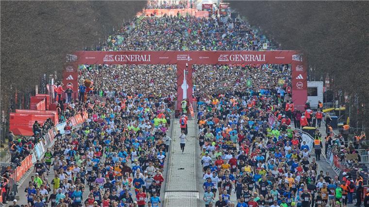 Der Halbmarathon in Berlin gilt als sehr schnelle Strecke.