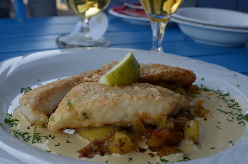 Der Helgoländer Pannfisch lohnt sich auch. Foto: Overschmidt