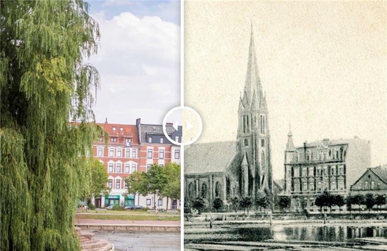 Wie die Zeit vergeht: Der Holzhafen in Geestemünde früher und heute Der Holzhafen in Bremerhaven heute und im Jahre 1903. Da hat sich viel getan.