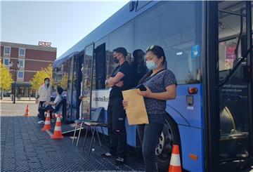 Der Impfbus ist noch bis zum 30. Oktober an mehreren Stellen im Stadtgebiet im Einsatz. 
