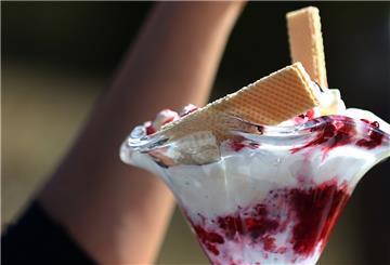 Ein Eisbecher