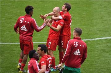 Der Jubel in München ist groß: Die Bayern sind erneut 