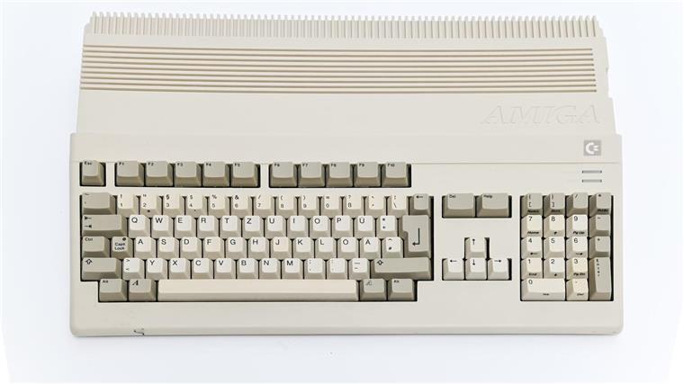 Der kleinere Amiga 500 brachte 1987 den kommerziellen Durchbruch.