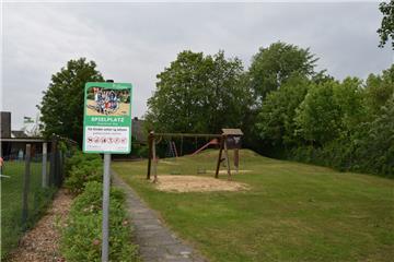 Der kleinste Spielplatz der Stadt Geestland ist in Imsum. Das Gelände an der Rudolf-Kinau-Straße (Foto) umfasst nur 331 Quadratmeter. Der größte Kinderspielplatz befindet sich mit 6917 Quadratmetern an der Grundschule am Hinschweg in Langen