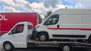 Der kontrollierte Kleintransporter war um mehr als 40 Prozent überladen. So war eine Weiterfahrt nicht möglich.