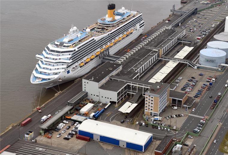 Der Landesrechnungshof rügt, dass das Columbus Cruise Center Bremerhaven keine Kajengebühr an die Stadt Bremen zahlt, obwohl laut Vertrag dafür eine sechstellige Summe fällig wäre. Foto: Scheer