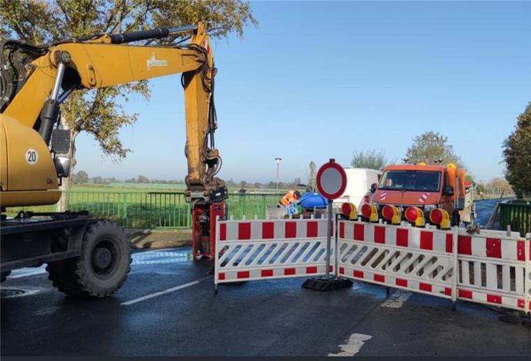 Der Landkreis Cuxhaven hat die Kreisstraße 50 gesperrt.