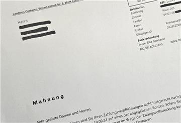 Der Landkreis Cuxhaven verteilt ab dem 16. September Mahnungen. 