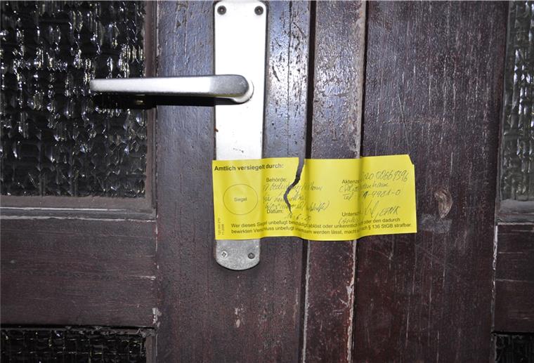 Der Landkreis Wesermarsch hat den Zugang zum Schützenhaus in Blexen versiegelt.