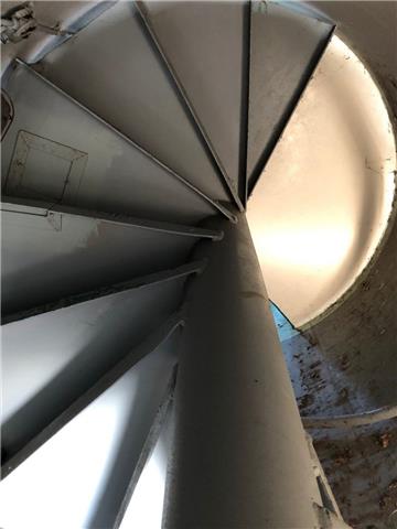 Der Leuchtturm von Andreas Wunderlich aus Nordholz von Innen. Foto: Wunderlich