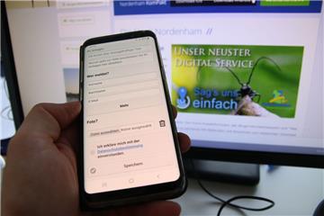 Der Mängel-Melder unter dem Stichwort "Sag's uns einfach" ist online aufrufbar. Für Smartphones und Tablets gibt es eine angepasste Version der Seite.