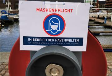 Der Magistrat hat über Ostern eine Maskenpflicht rund um den Neuen Hafen erlassen.