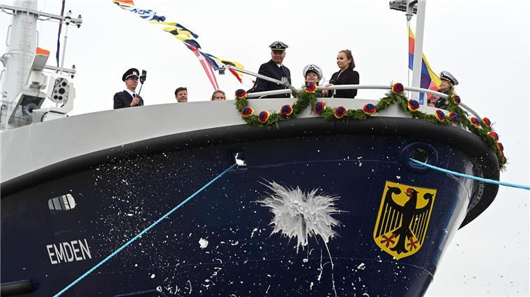 Neues Zollschiff patrouilliert emissionsarm in der Nordsee Der Neubau gilt als wichtiger Teil des Modernisierungsprogrammes für deutsche Zollboote.