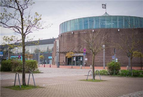 Die Stadthalle in Bremerhaven im Jahr 2024.