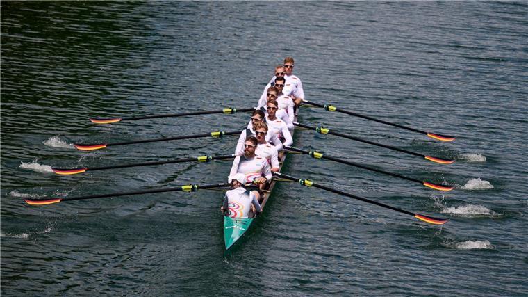 Der neue Deutschland-Achter verpasste bei der EM die erhoffte Medaille.