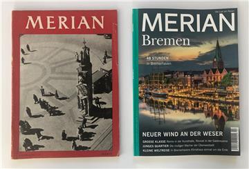 Zwei Magazine von "Merian".