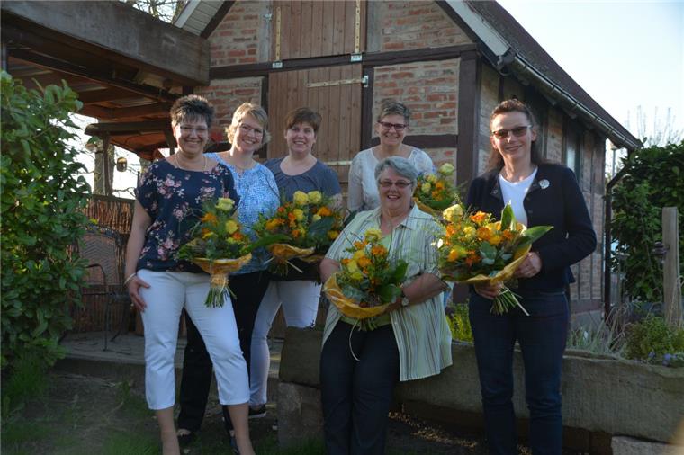Der neue Vorstand der Landfrauen Wesermünde: Agnes Dahl (von links), Susanne Garbede, Nicole Bremer, Simone Gerdes, Bärbel Schmedes und die neue Vorsitzende Heike Bahr.