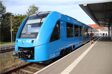 Der neue Wasserstoffzug fährt zur Zeit nicht bis Cuxhaven.