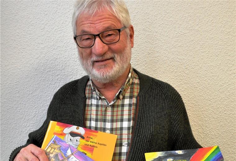 Kleiner Kapitän auf großer Fahrt Der Nordenhamer Uwe Lenz hat ein neues Kinderbuch geschrieben.