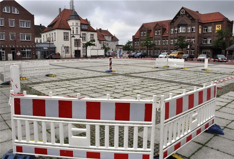 Der Nordenhamwer Marktplatz ist und bleibt ein Pflegefall.