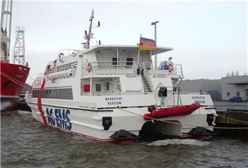 Der Passagierkatamaran "Nordlicht".