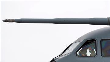 Der Pilot eines militärischen Airbus A400M.