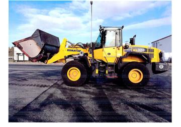 Der Radlader - KOMATSU Typ WA320-5, Baujahr 2007 - ist verschwunden.