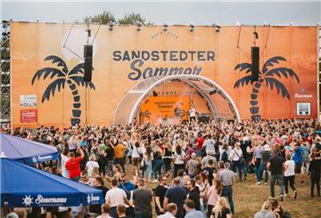 Die Bühne des Sandstedter Sommers 2023 