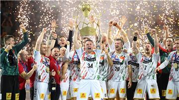 Der SC Magdeburg bejubelt den dritten Triumph in der Champions League nach 2002 und 2023.