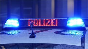 Der Schriftzug „Polizei“.
