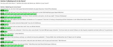 Der Schweden-Spruch hatte bei der Jury die Nase vorne.