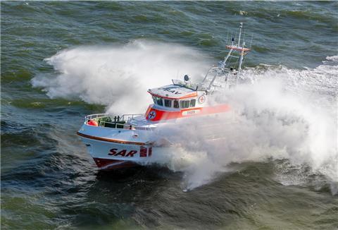 Der Seenotrettungskreuzer EUGEN gehört zur Flotte der Deutschen Gesellschaft zur Rettung Schiffbruechiger (DGzRS).