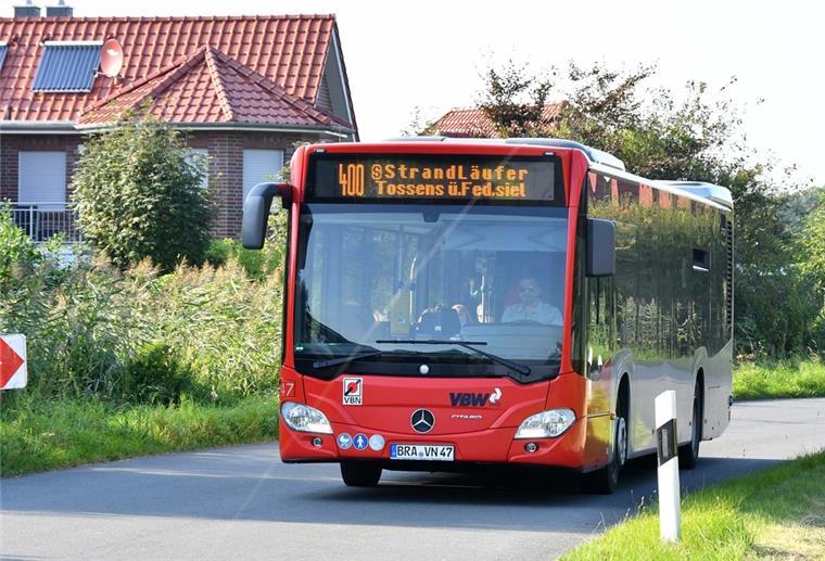 Wesermarsch: Buslinie 400 gut ausgelastet - Erweiterung geplant Der "Strandläufer" pendelt im Stundentakt zwischen Nordenham und Butjadingen