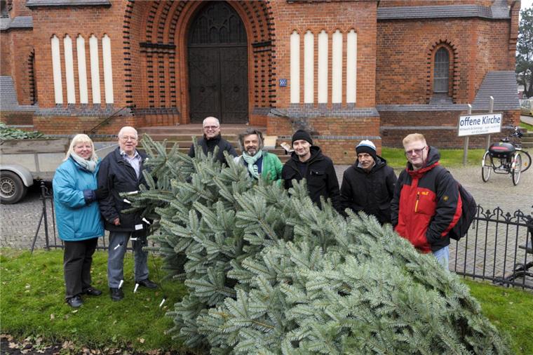 A Tännschen please: Lehe kriegt 'nen Weihnachtsbaum Der Tannenbaum an der Pauluskirche ist Herzenssache für Traute und Friedrich Göbel (links) und eine Schar privater Spender und Helfer.