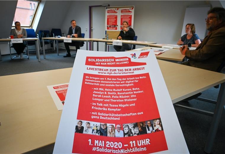 Der traditionelle Protest zum 1. Mai wird auch in Bremerhaven erstmals digital stattfinden. Foto Scheschonka